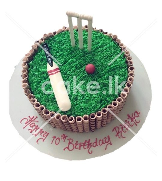 Cricket Bat Birthday Cake | Violets & Vanilla