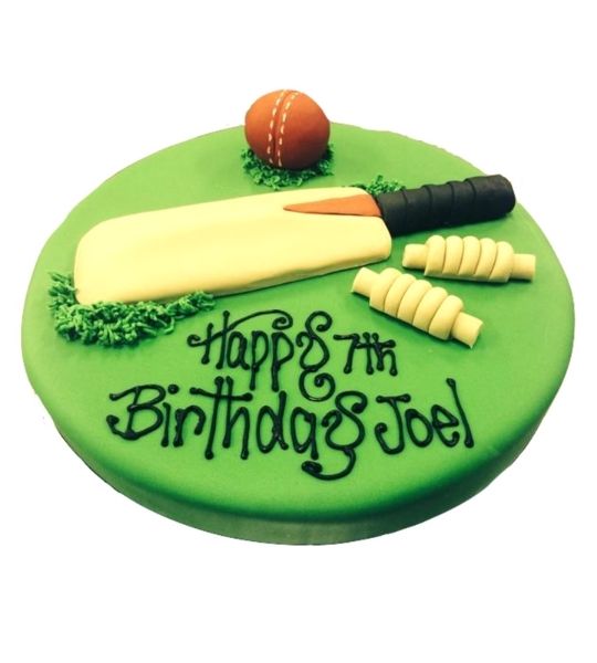 Cricket bat shaped cake. | Specialty cake, Cricket bat, Shapes