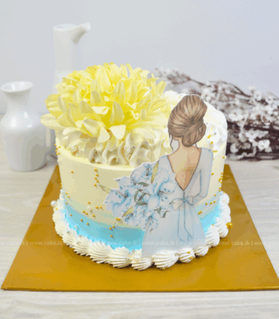 Bride & Bloom Fantasy Cake