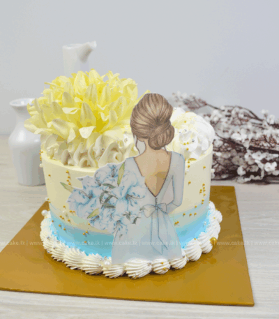 Bride & Bloom Fantasy Cake